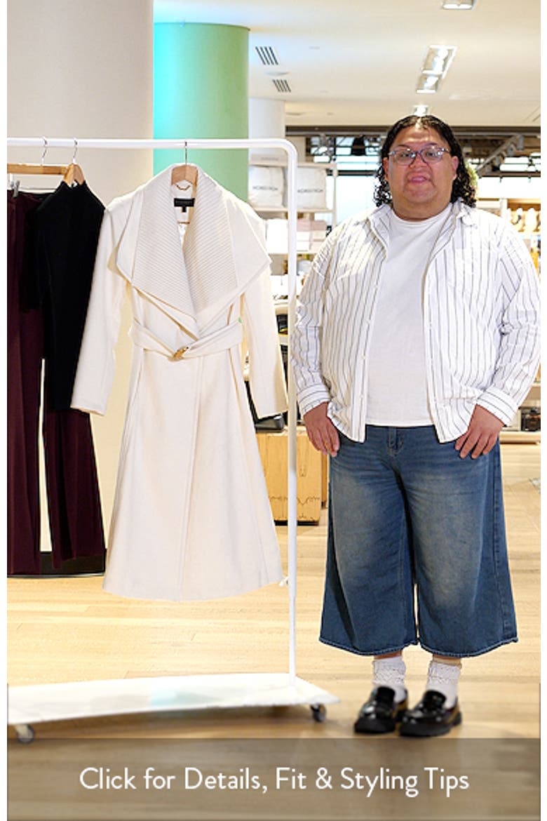 Ribbed Collar Belted Coat video