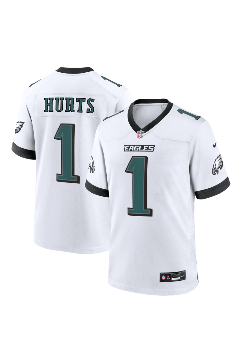 Men's Nike Jalen Hurts  White Philadelphia Eagles Game Jersey, Main, color, White