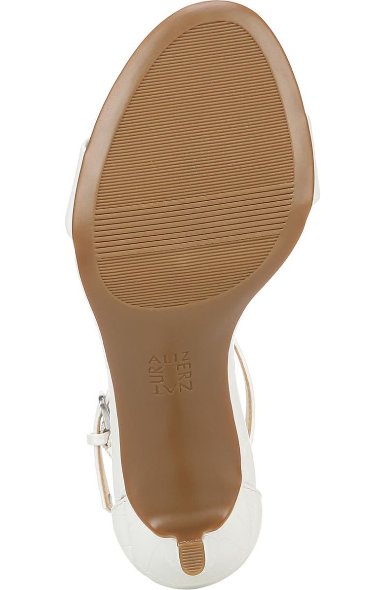 Naturalizer Leah Croc Embossed Ankle Strap Sandal, Alternate, color,