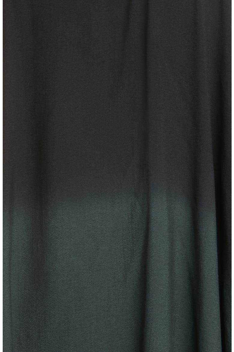 Ombré Poncho Wrap, Alternate, color, FOREST NIGHT