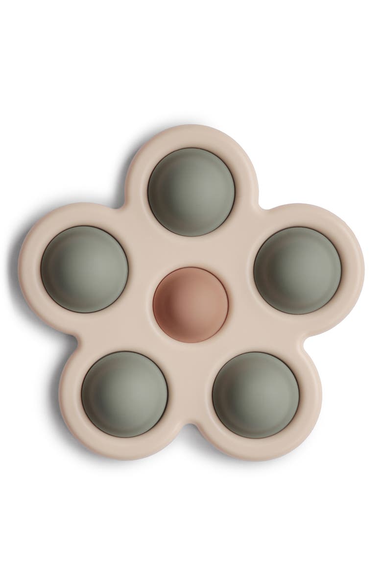 Mushie Flower Press Toy, Main, color, 