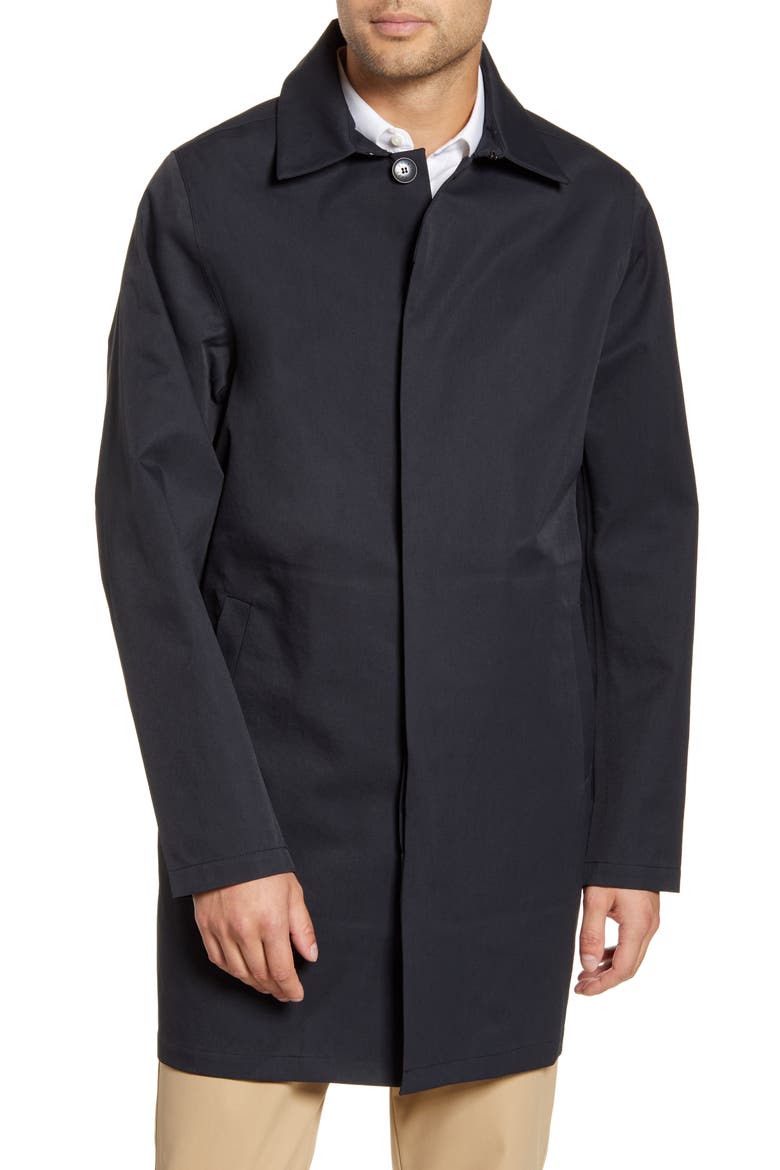 The Demarco Waterproof Car Coat, Alternate, color, BLACK