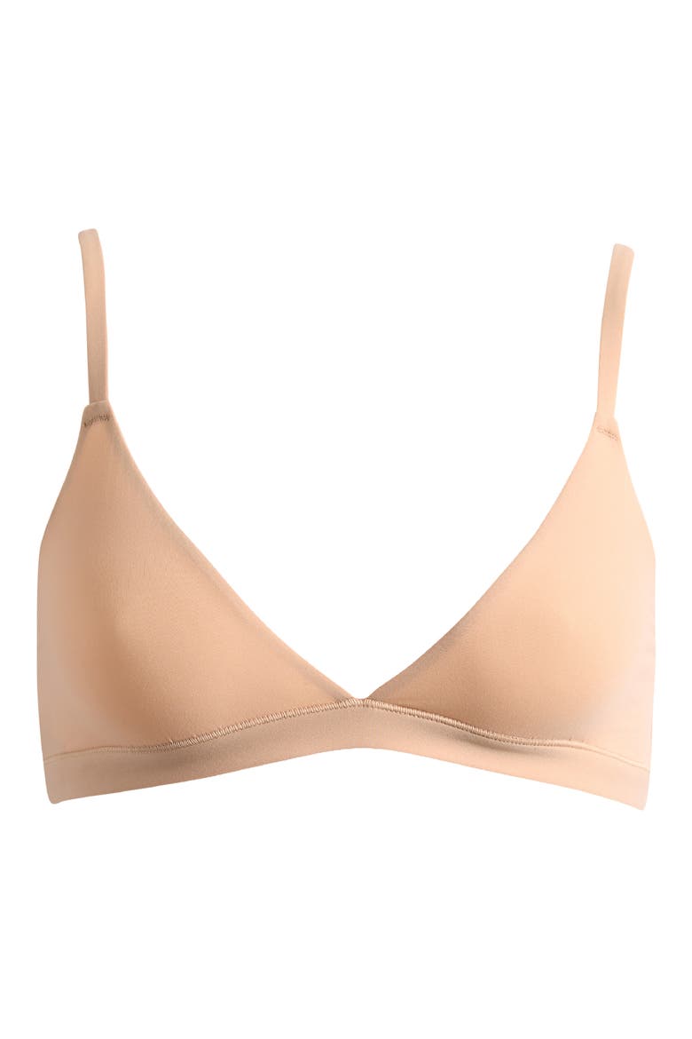 Fits Everybody Triangle Bralette, Alternate, color, CLAY