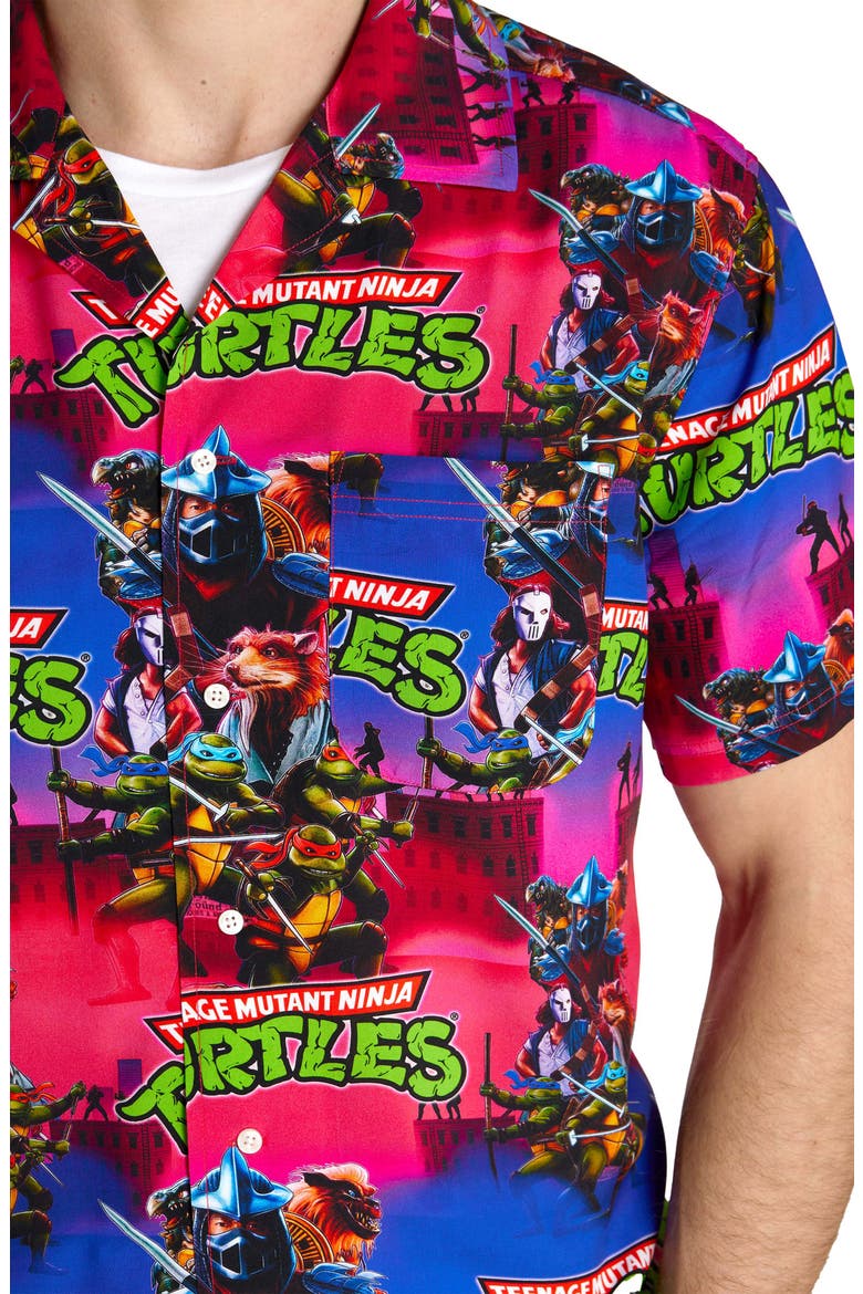 Teenage Mutant Ninja Turtles Camp Shirt, Alternate, color, MISCELLANEOUS