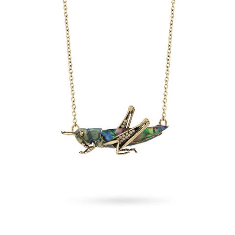 Grass Hopper Necklace