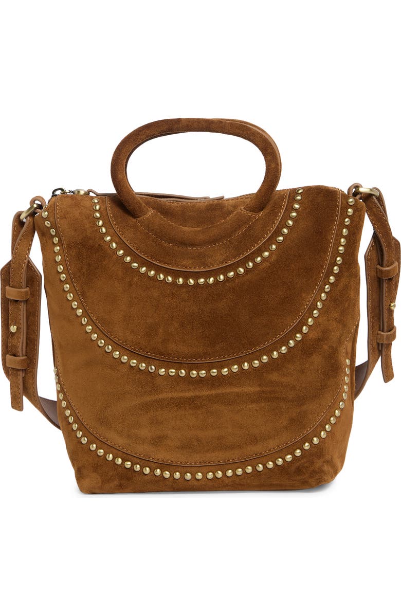 HOBO Maggie Crossbody Bag, Main, color, Caramel