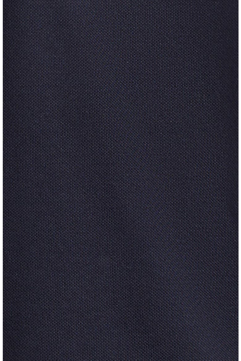 Kids' Tricolor Placket Cotton Piqué Polo, Alternate, color, NAVY