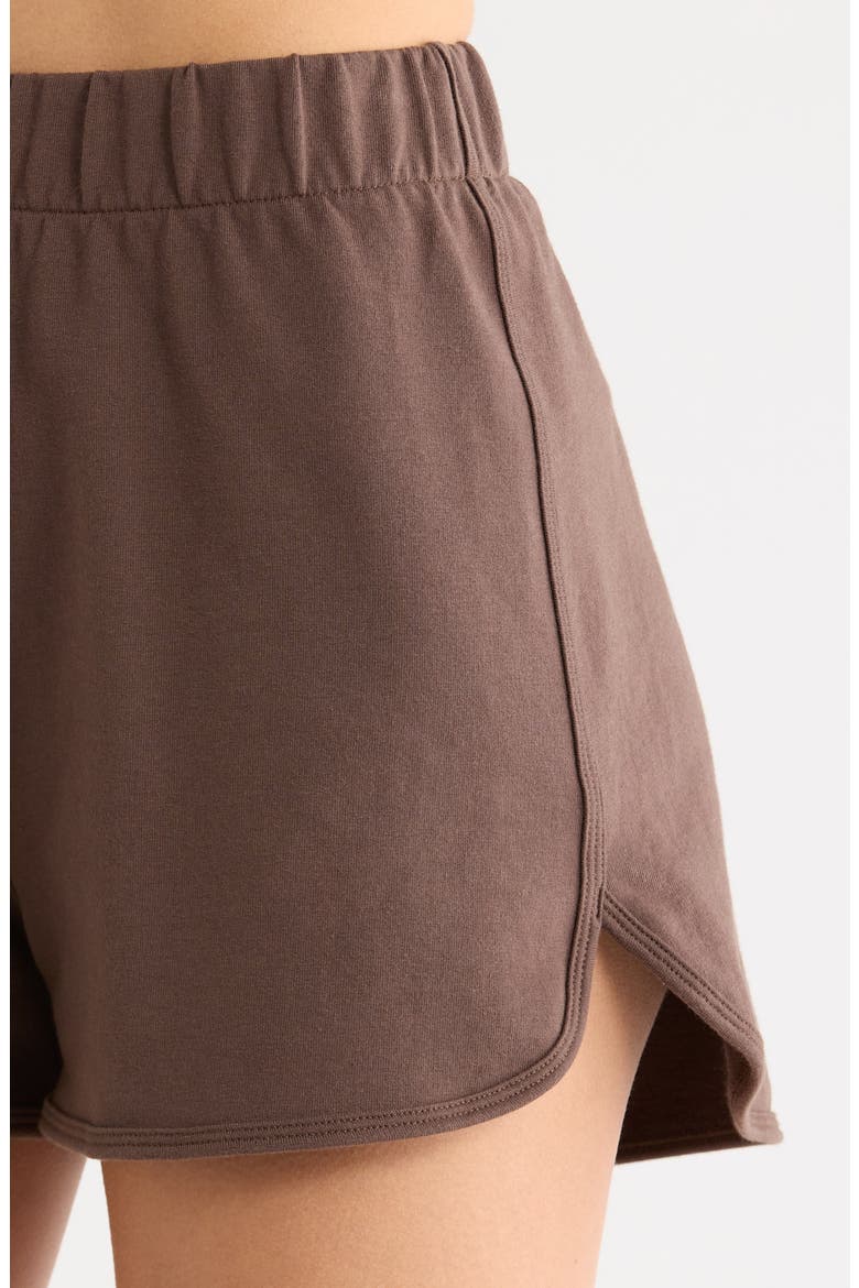 Loungewear Sleep Shorts, Alternate, color, GRUME