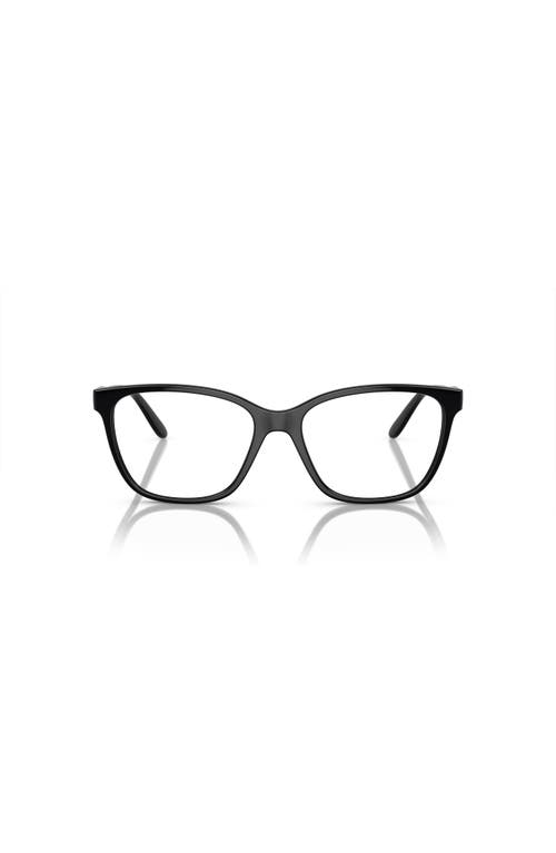 Vogue Eyewear 53mm Rectangle Optical Glasses In Black