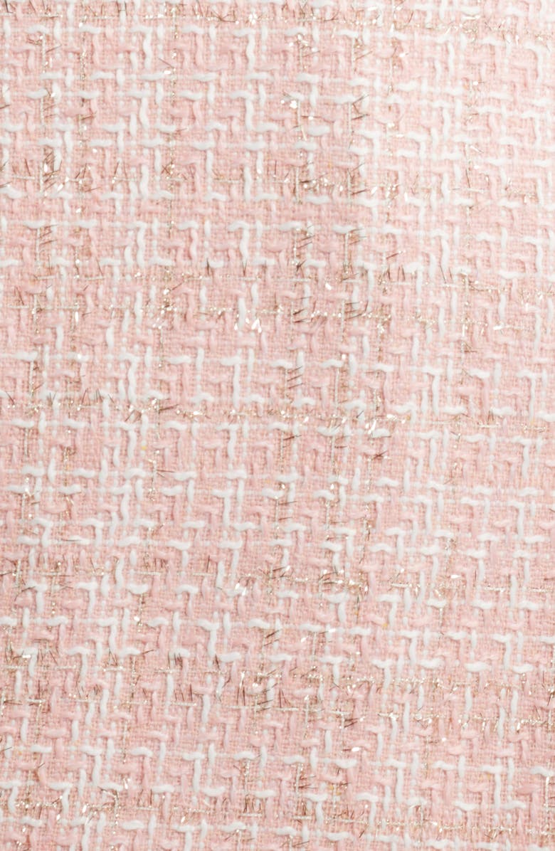 Anne Klein Collared Tweed Crop Jacket, Alternate, color, 