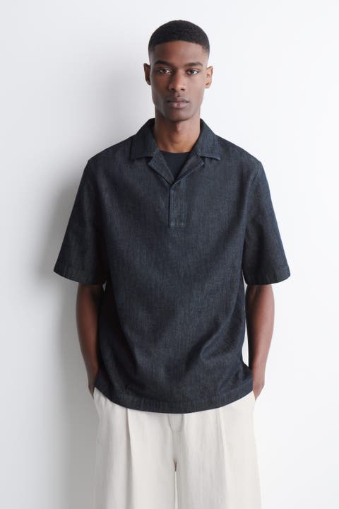 Denim Popover Shirt
