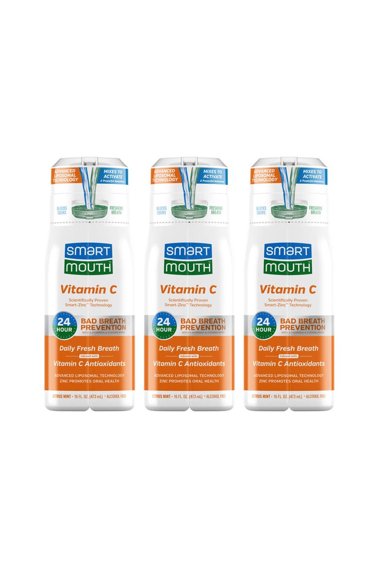 Advanced Liposomal Vitamin C Antioxidant Mouthwash 16 fl oz Each, 3-Pack, Main, color, Citrus Mint