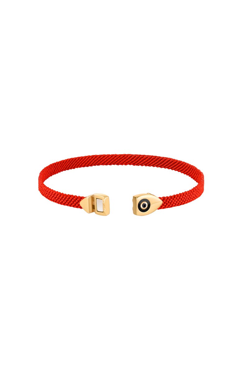 Karma and Luck Grounded Protection - Evil Eye Red String Bracelet, Alternate, color, Red/Gold