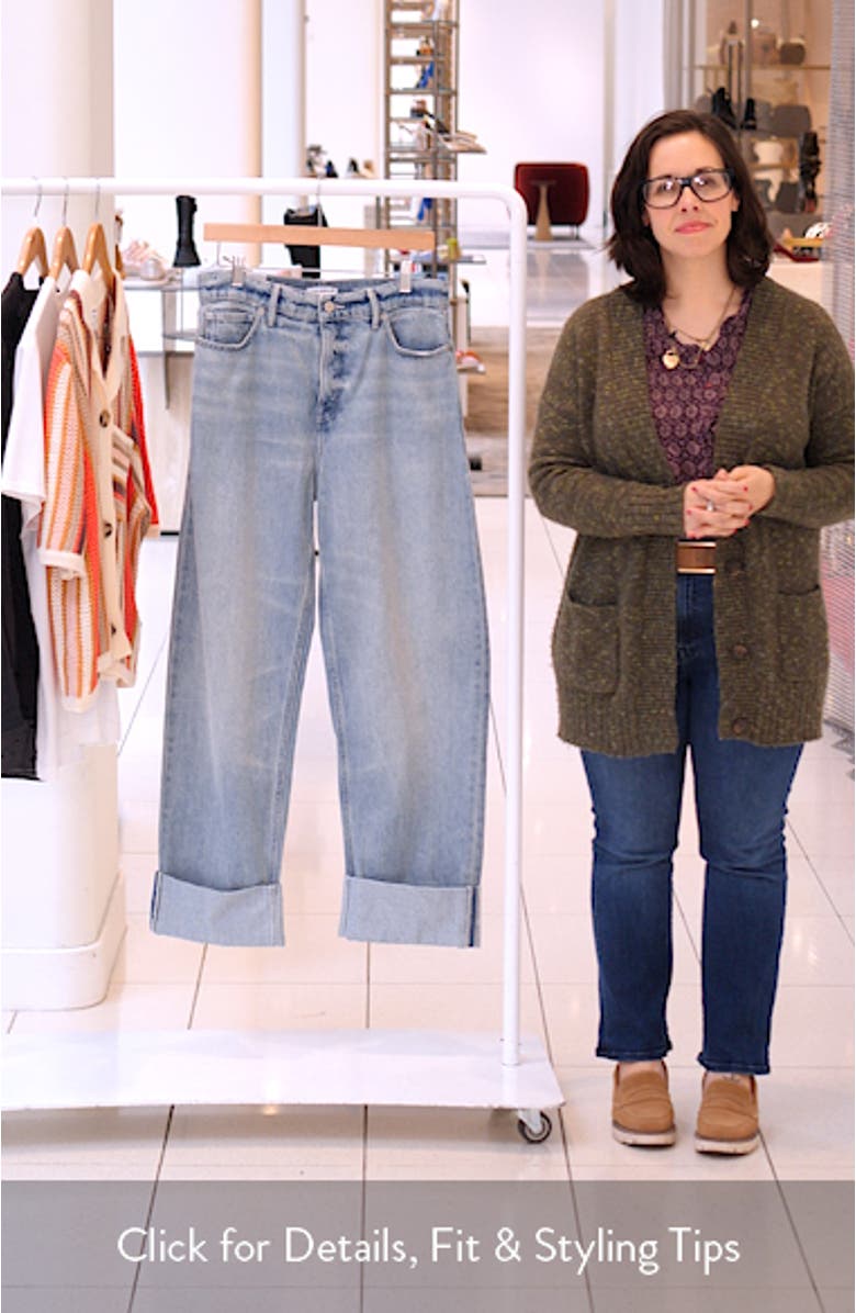 Good Standard High Waist Ankle Barrel Jeans, sales video thumbnail