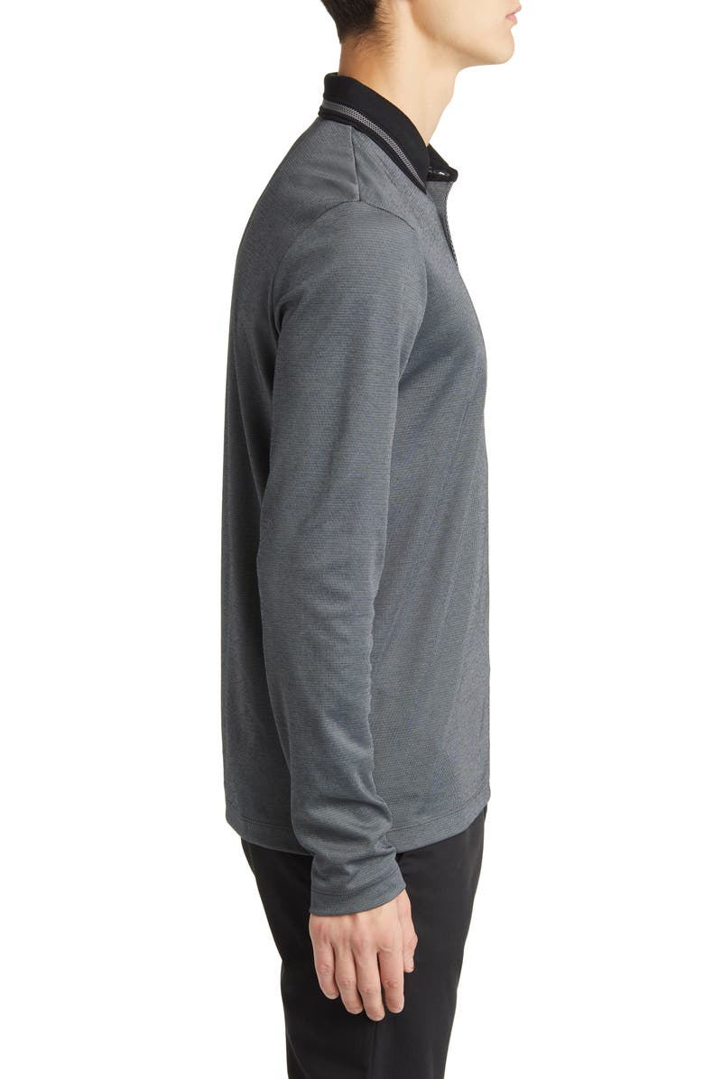 BOSS Pleins Long Sleeve Polo, Alternate, color, 