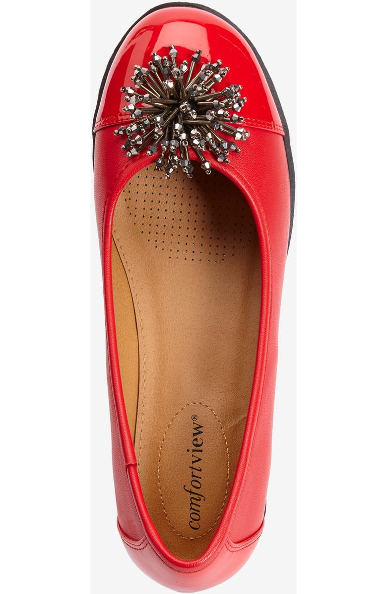 Comfortview The Jancis Slip On Flat, Alternate, color, Gunmetal