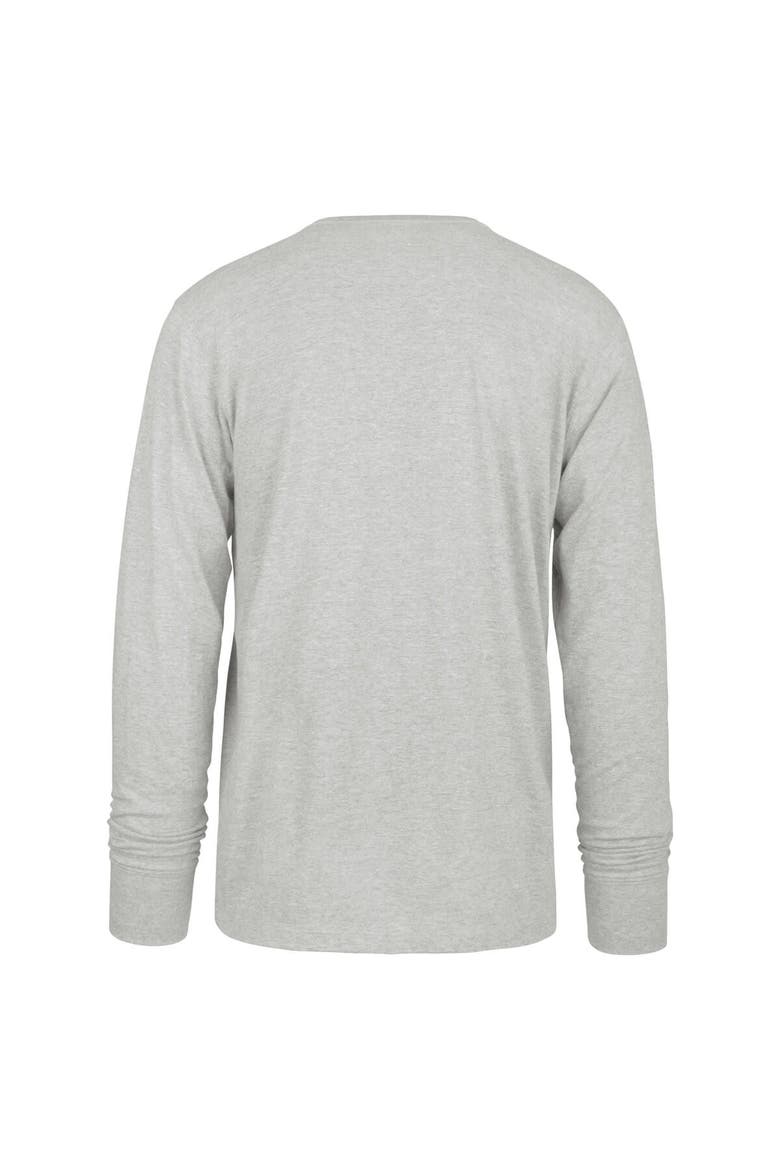 Men's '47 Gray Miami Dolphins Premier Franklin Long Sleeve T-Shirt, Alternate, color, Gray