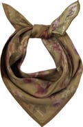 Lauren Ralph Lauren Floral Silk Square Scarf