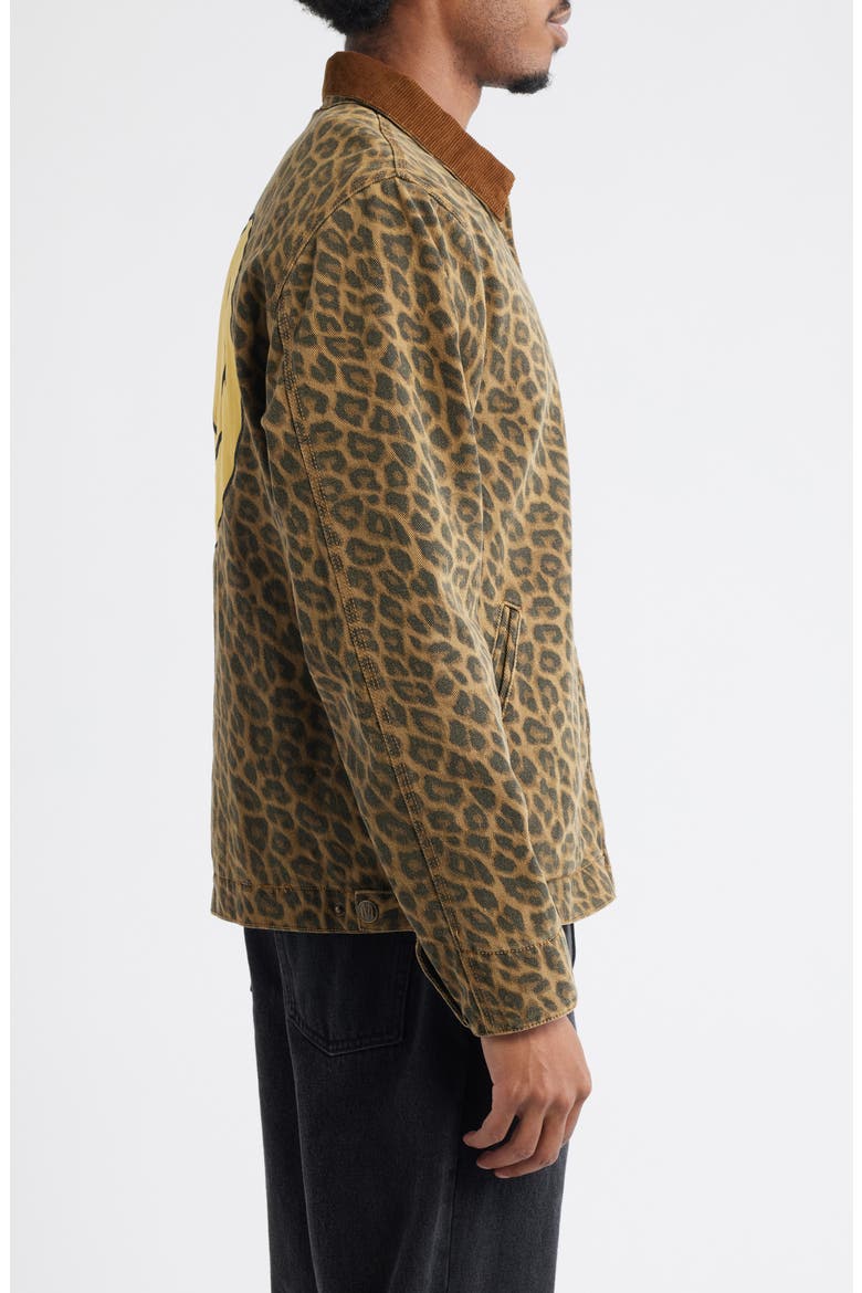 SMILEY® LA Work Jacket, Alternate, color, LEOPARD PRINT/ BROWN
