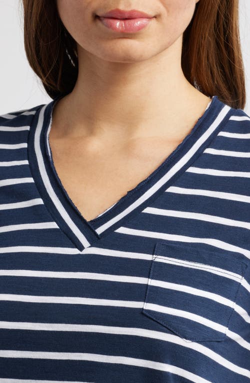 Caslonr Caslon(r) Cotton & Modal V-neck T-shirt