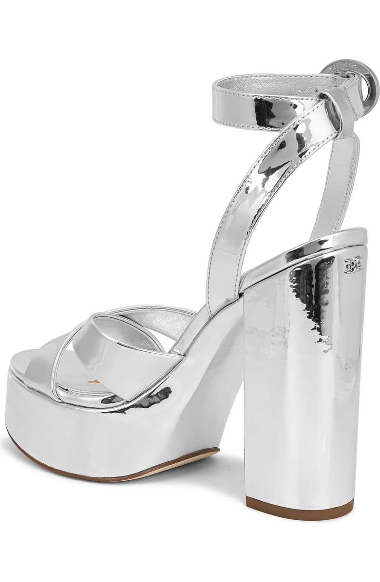 Sam Edelman Savannah Ankle Strap Platform Sandal, Alternate, color, Soft Silver