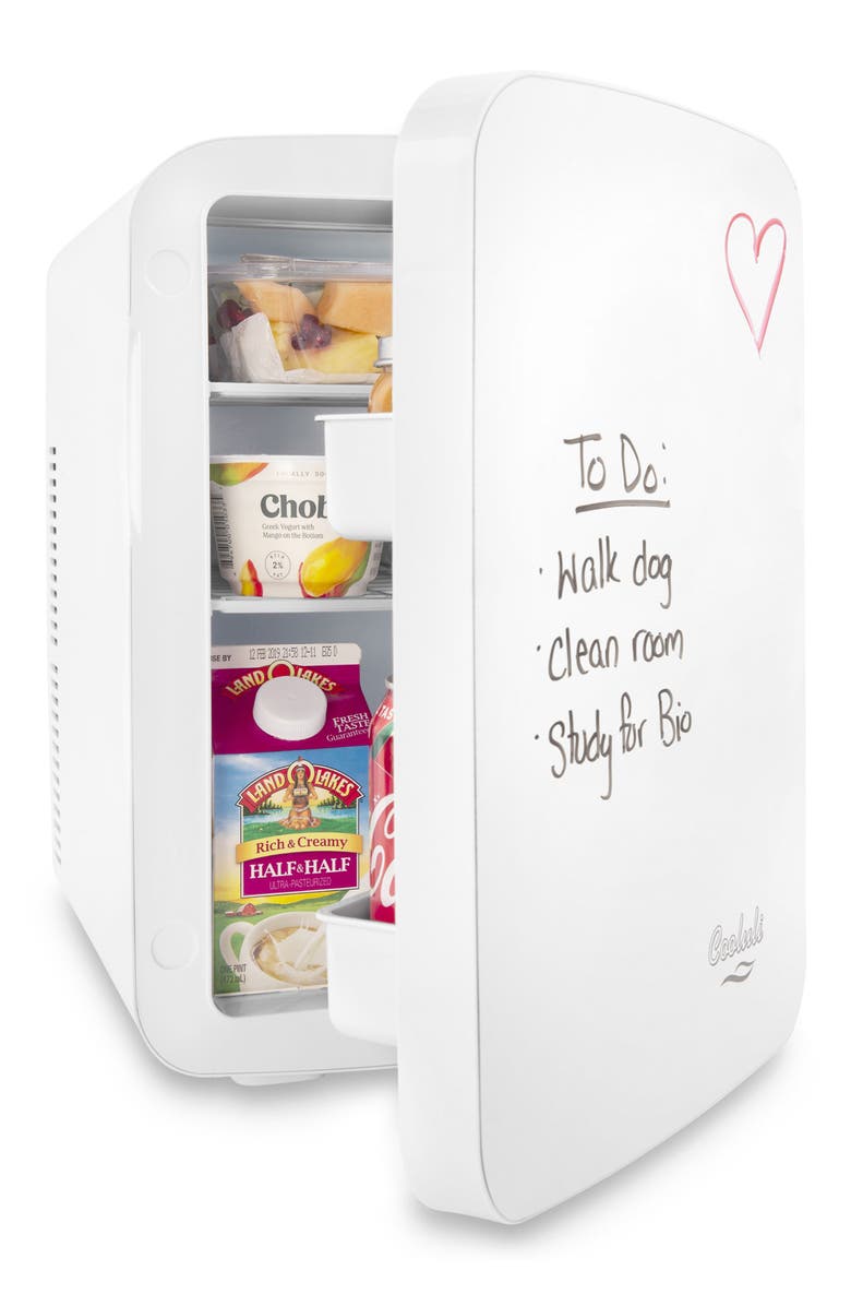 COOLULI Vibe 15L Thermoelectric Whiteboard Mini Fridge & Warmer, Alternate, color,