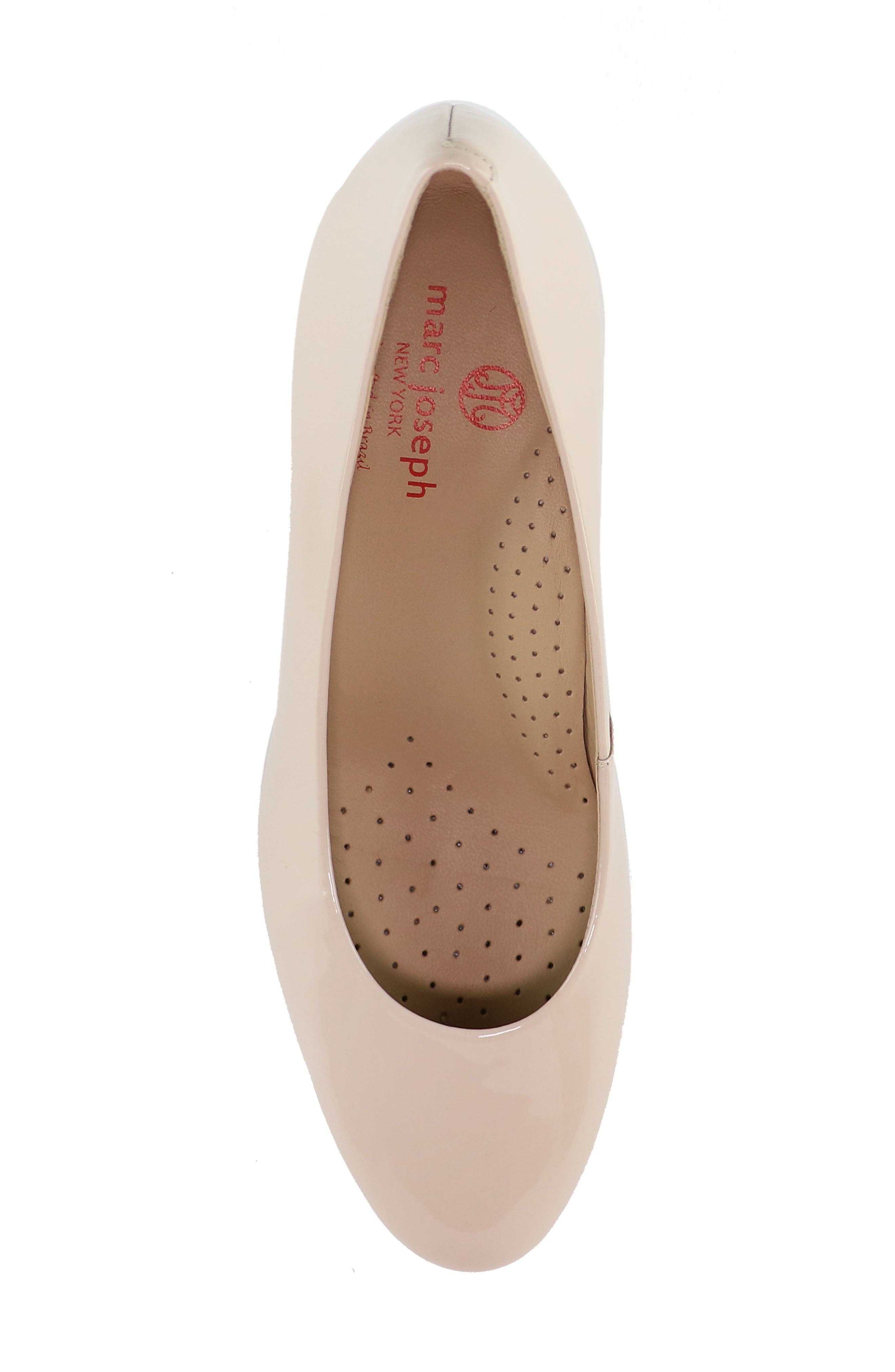 Marc Joseph New York Broad Street Patent Leather Pump, Alternate, color, Nude Soft Patent