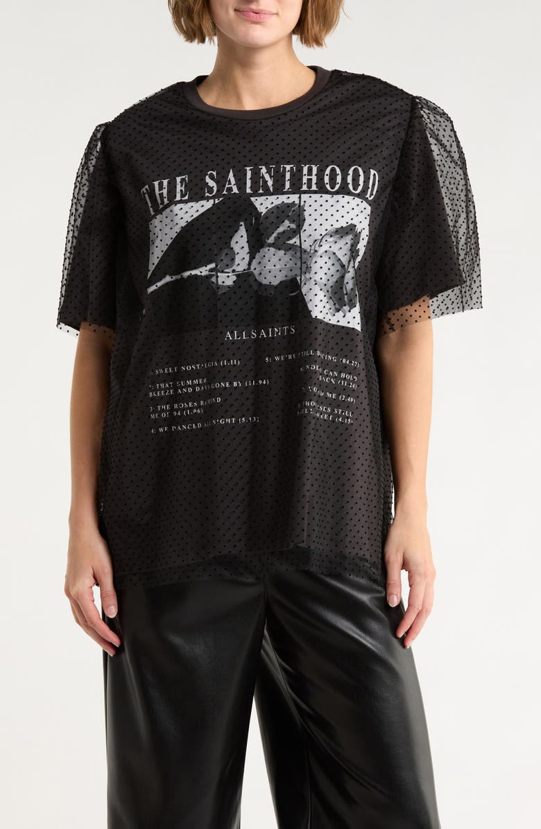 AllSaints Rosekis Tommi Graphic T-Shirt, Main, color, 