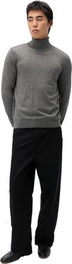 GOBI Mongolian Cashmere Cashmere-Silk Turtleneck Sweater