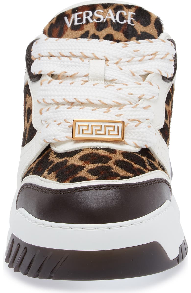 Versace Odissea Genuine Calf Hair Sneaker, Alternate, color,