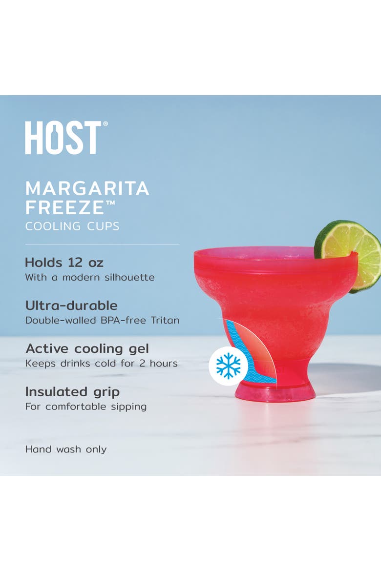 Margarita FREEZE Cooling Cup Set of 2, Alternate, color, Punch Pink