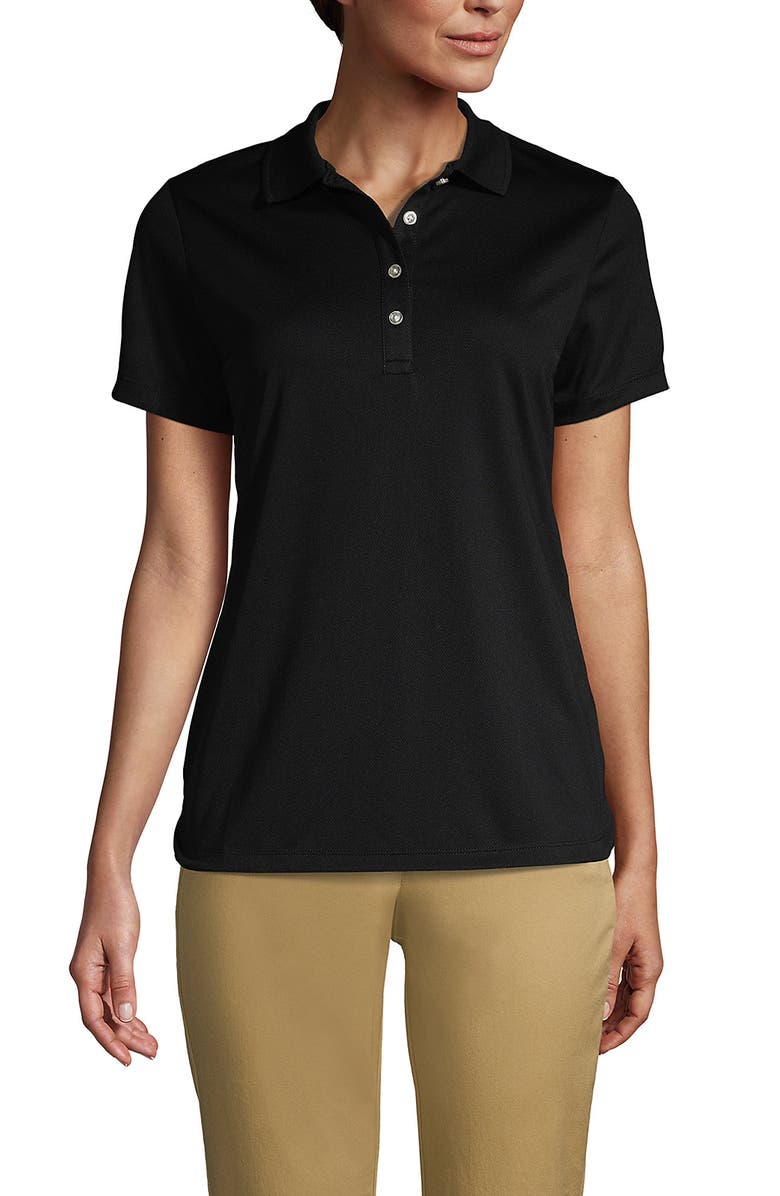 Lands
End Short Sleeve Solid Active Polo, Main, color,