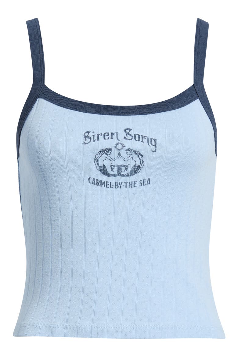 Siren Song 90s Pointelle Tank, Alternate, color, BLUE COMBO
