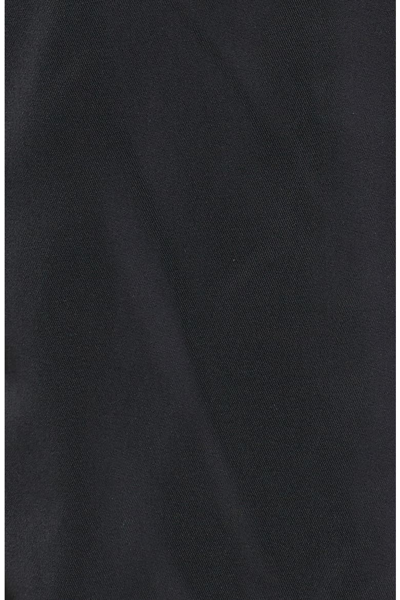 Giselle Stowaway Hood Rain Anorak, Alternate, color, BLACK