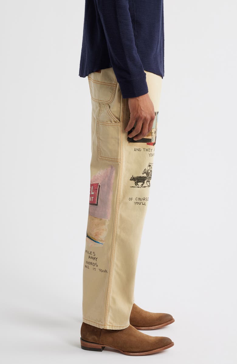 ONE OF THESE DAYS Just Like It Began Painter's Pants, Alternate, color, 