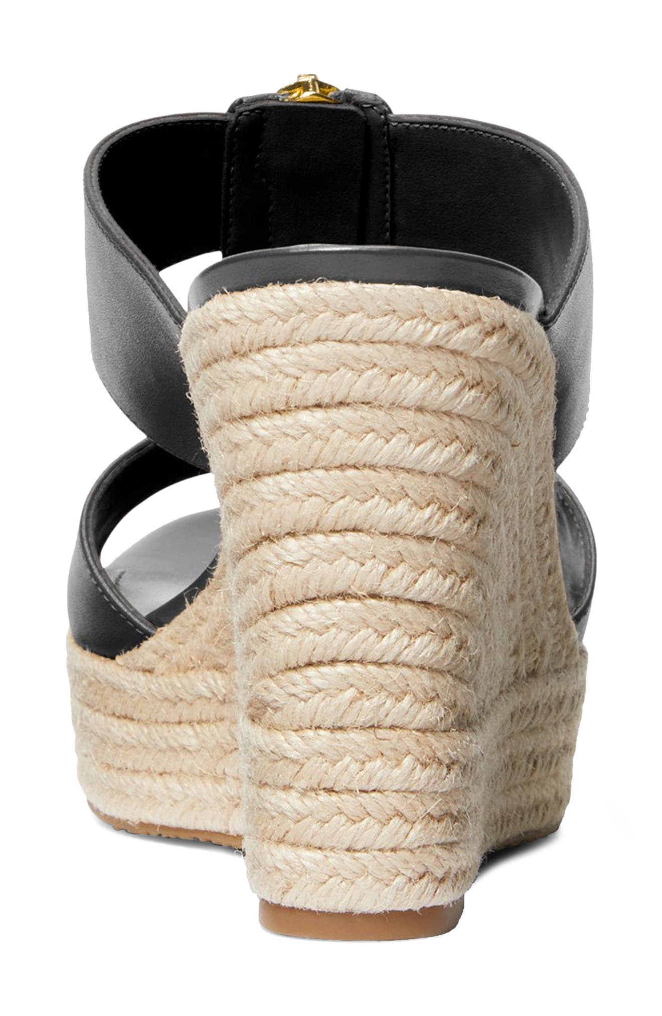 MICHAEL Michael Kors Bradley Espadrille Platform Wedge Sandal, Alternate, color, 