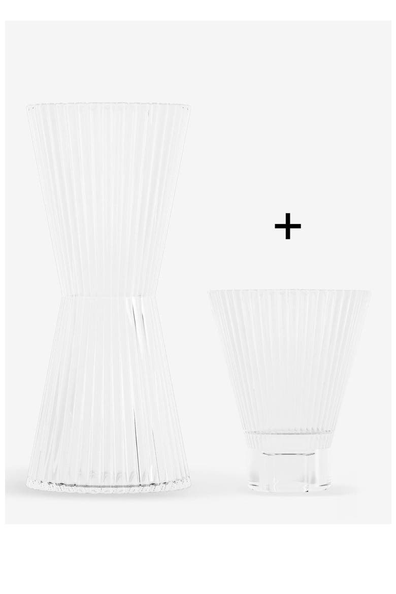 Decanter Drinkware Set, Alternate, color, Clear