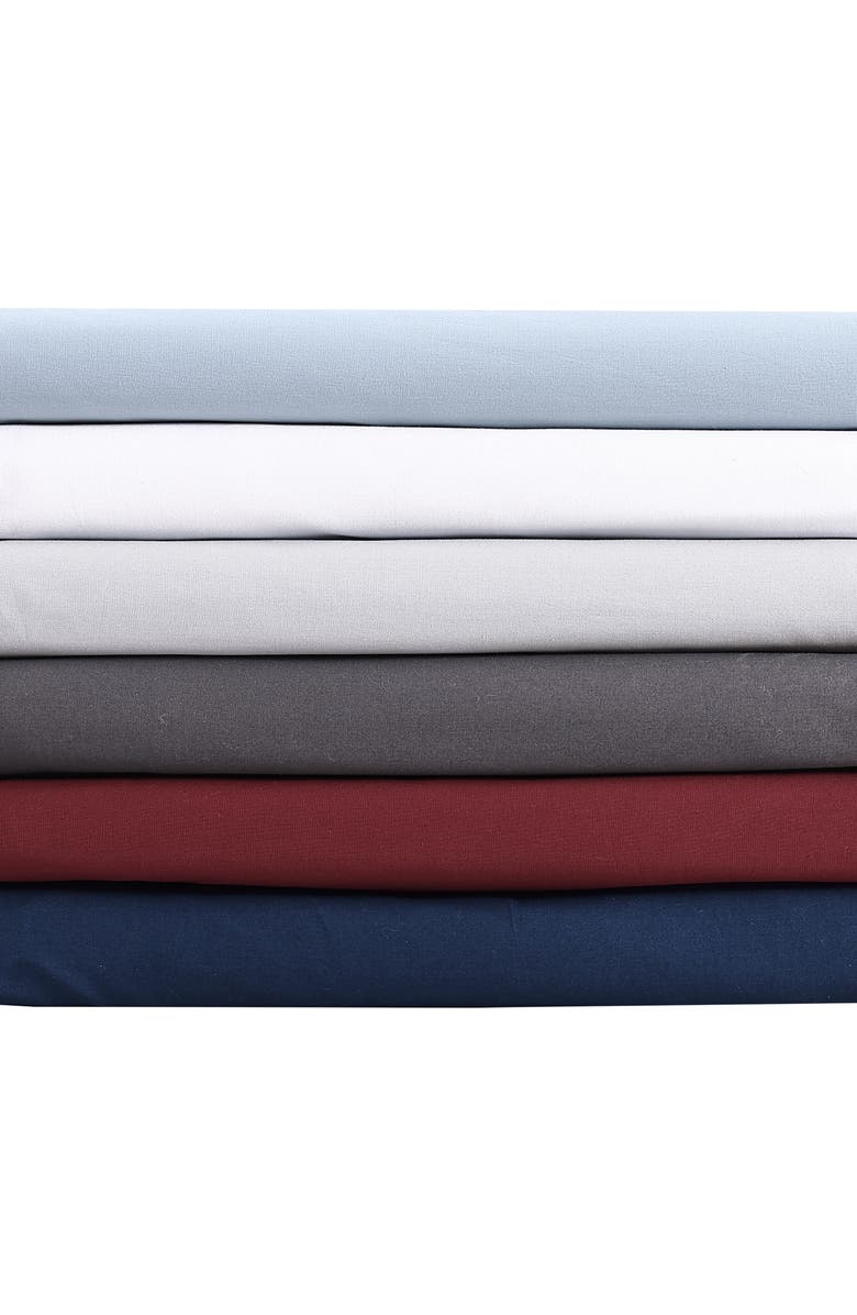 Nautica Solid Sheet Set, Alternate, color, Lake Blue