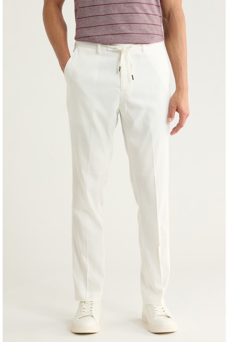 Slim Fit Trousers, Main, color, WHITE