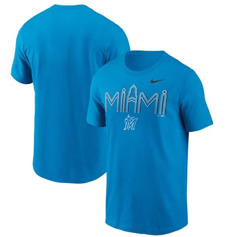 Men's Nike Blue Miami Marlins City Hometown T-Shirt