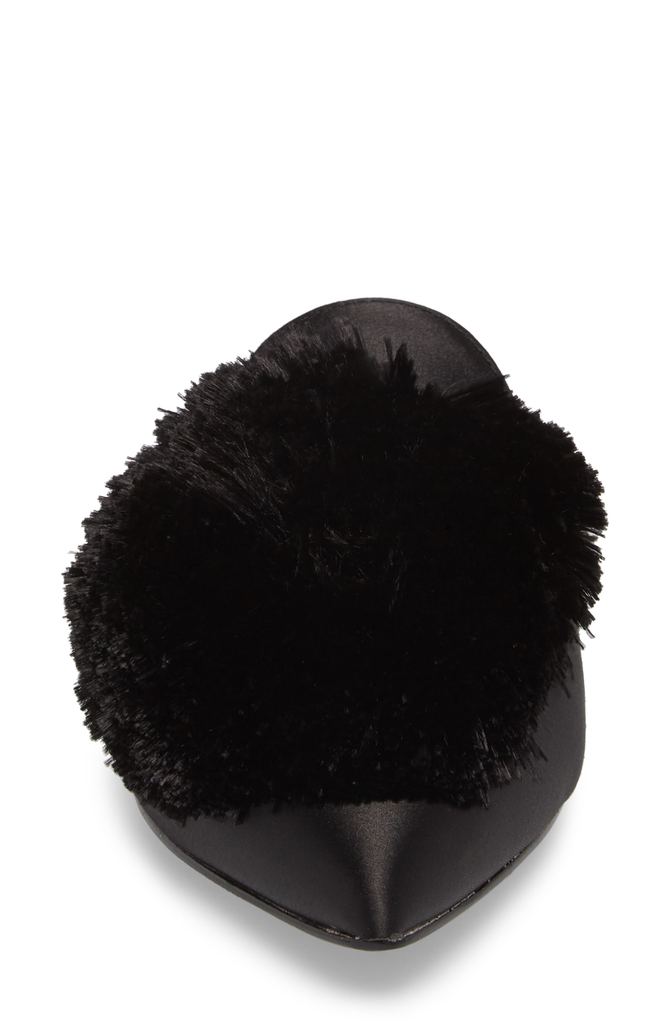 Charles David Wella Pompom Loafer Mule, Alternate, color, 