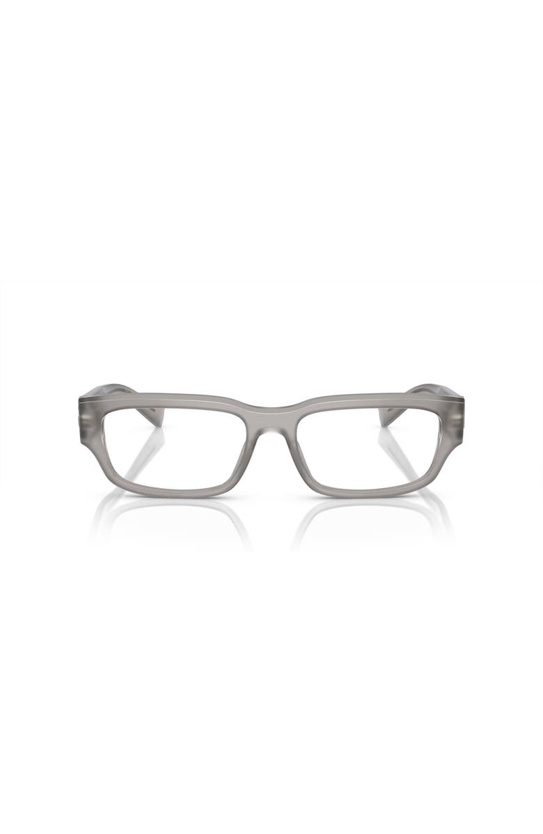 Dolce&Gabbana 55mm Rectangle optical glasses, Alternate, color, Grey
