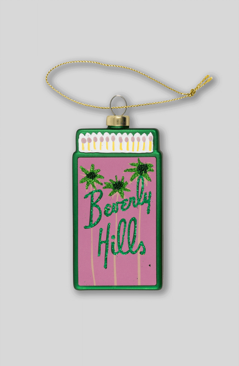 Matchbook Ornament - Beverly Hills