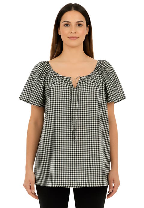 Plus Size Peasant Blouse