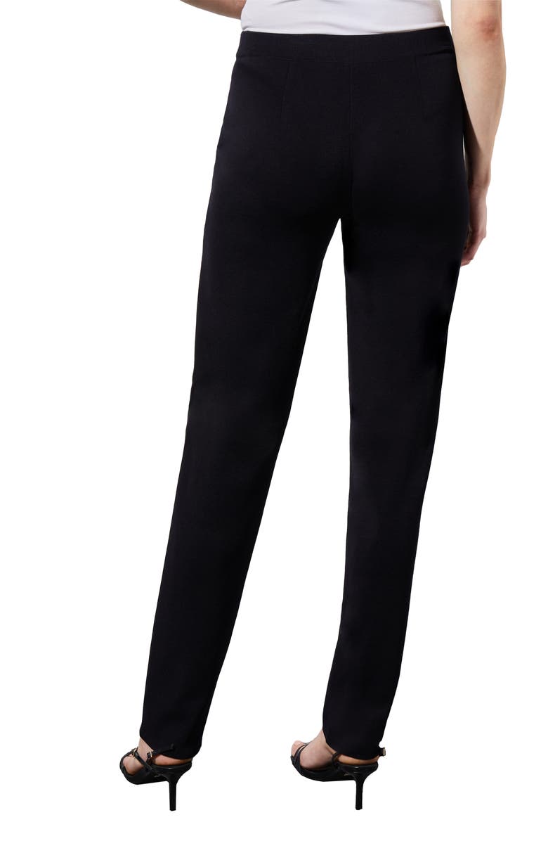 Ming Wang Straight Leg Knit Pants, Alternate, color, Black