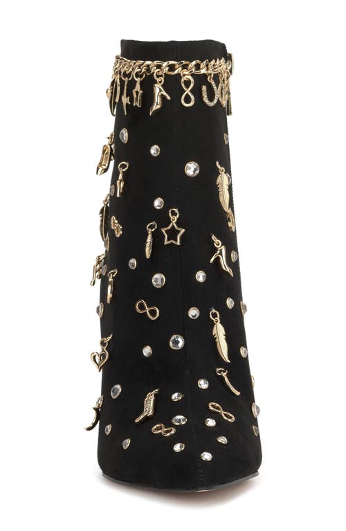 Jessica Simpson Lupire Charm Bootie In Black