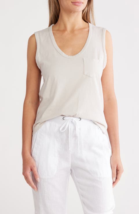V-Neck Cotton Tank