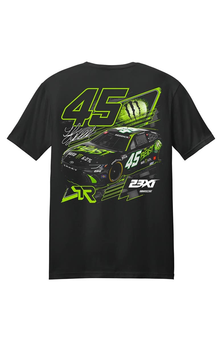 23XI Racing Men's 23XI Racing Black Tyler Reddick Beast Car T-Shirt, Alternate, color, Black