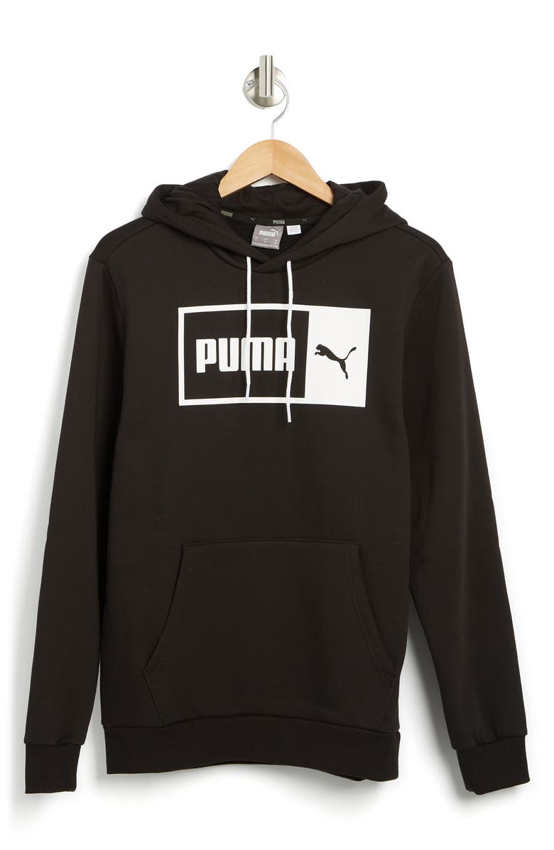 PUMA Split Logo Pullover Hoodie, Alternate, color, 