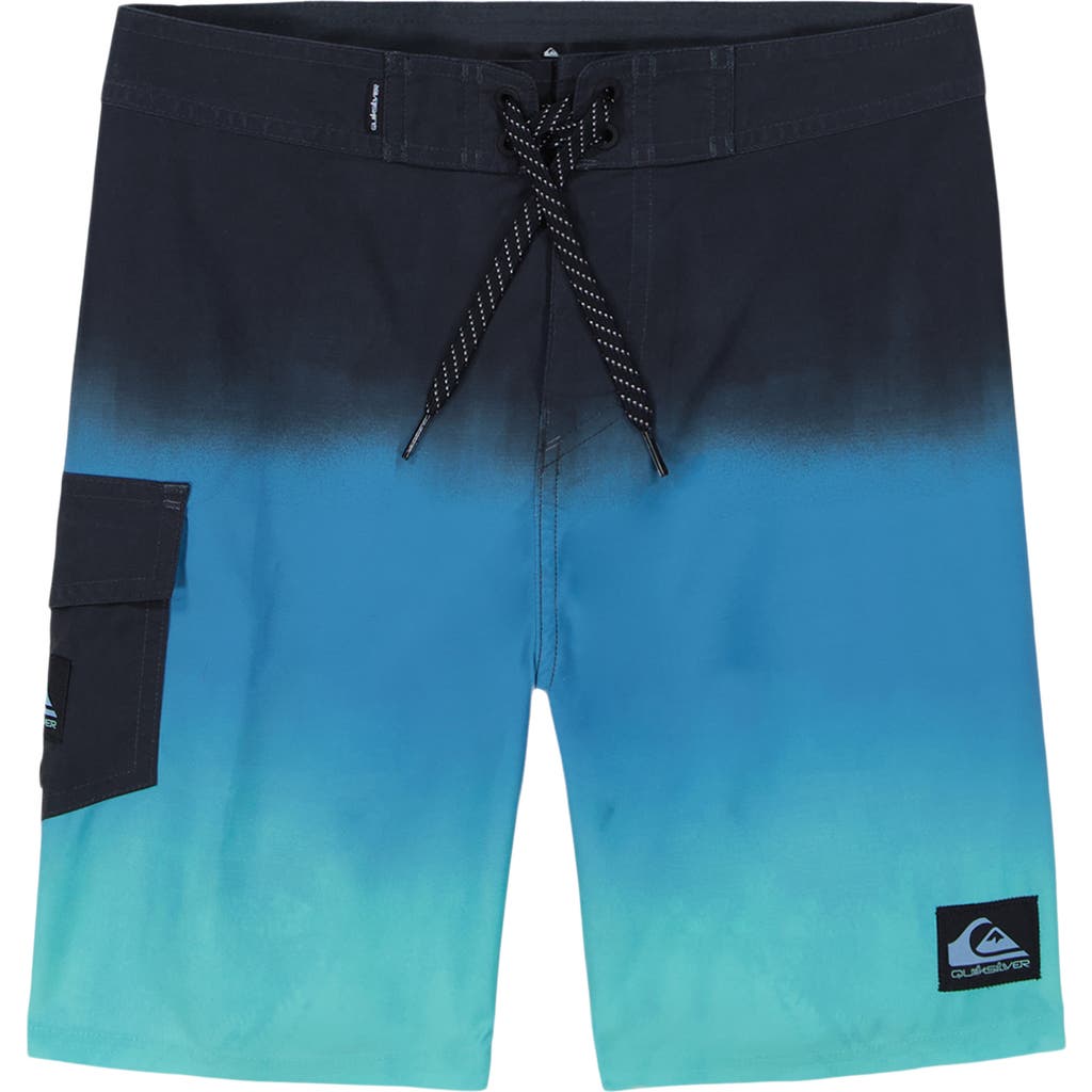 Quiksilver Everyday Solid Volley Swim Trunks In Turquoise